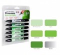 ProMarker 6 Blending Set Green Set 4