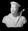 海軍戰士石膏胸像 H58CM